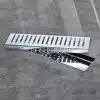 inox grilled shower drain