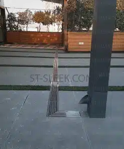 گرتینگ استیل پروفیلی روکار