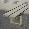 گرتینگ استیل دو اسلات سرامیک خور